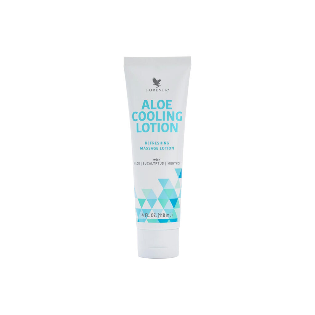 תחליב אלוורה מקרר להרגעת שרירים